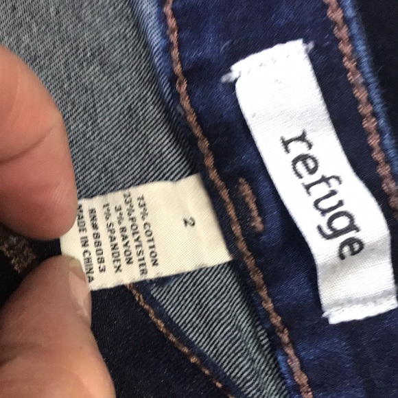 ❤️ (3)Ladies skinny jeggings size 2 by Refuge.  Like new cond. Only worn once. - Picture 7 of 7